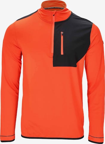 ENDURANCE Sportsweatshirt 'Breger' in Oranje: voorkant