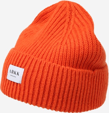 ARKK Copenhagen Beanie in Orange: front