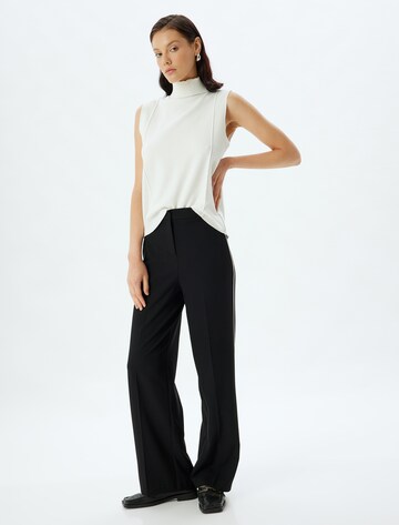 Koton Wide leg Pantalon in Zwart