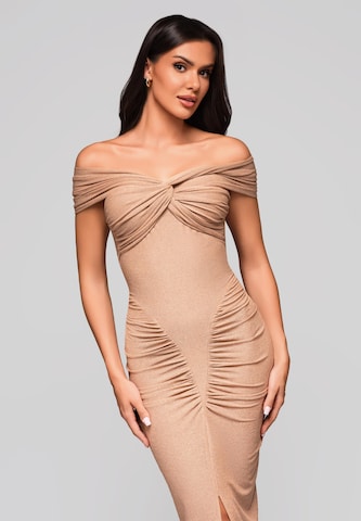 Ombre Evening dress 'LA-OM-DLR182' in Beige