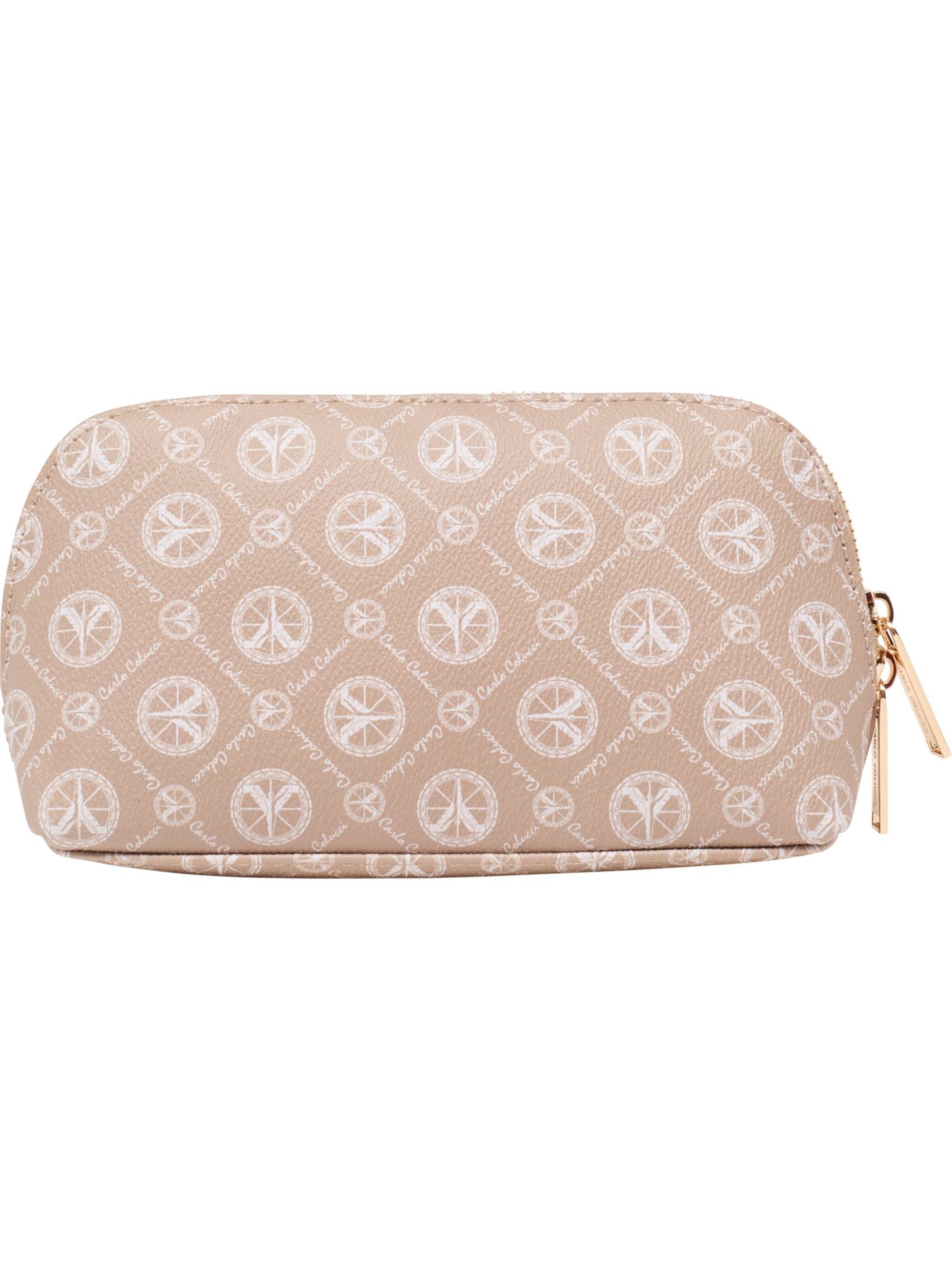 Carlo Colucci Toiletry bag 'Anno ' in Beige