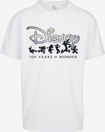 MT Upscale - Camisa 'Disney 100 Years of Wonder' em branco: frente