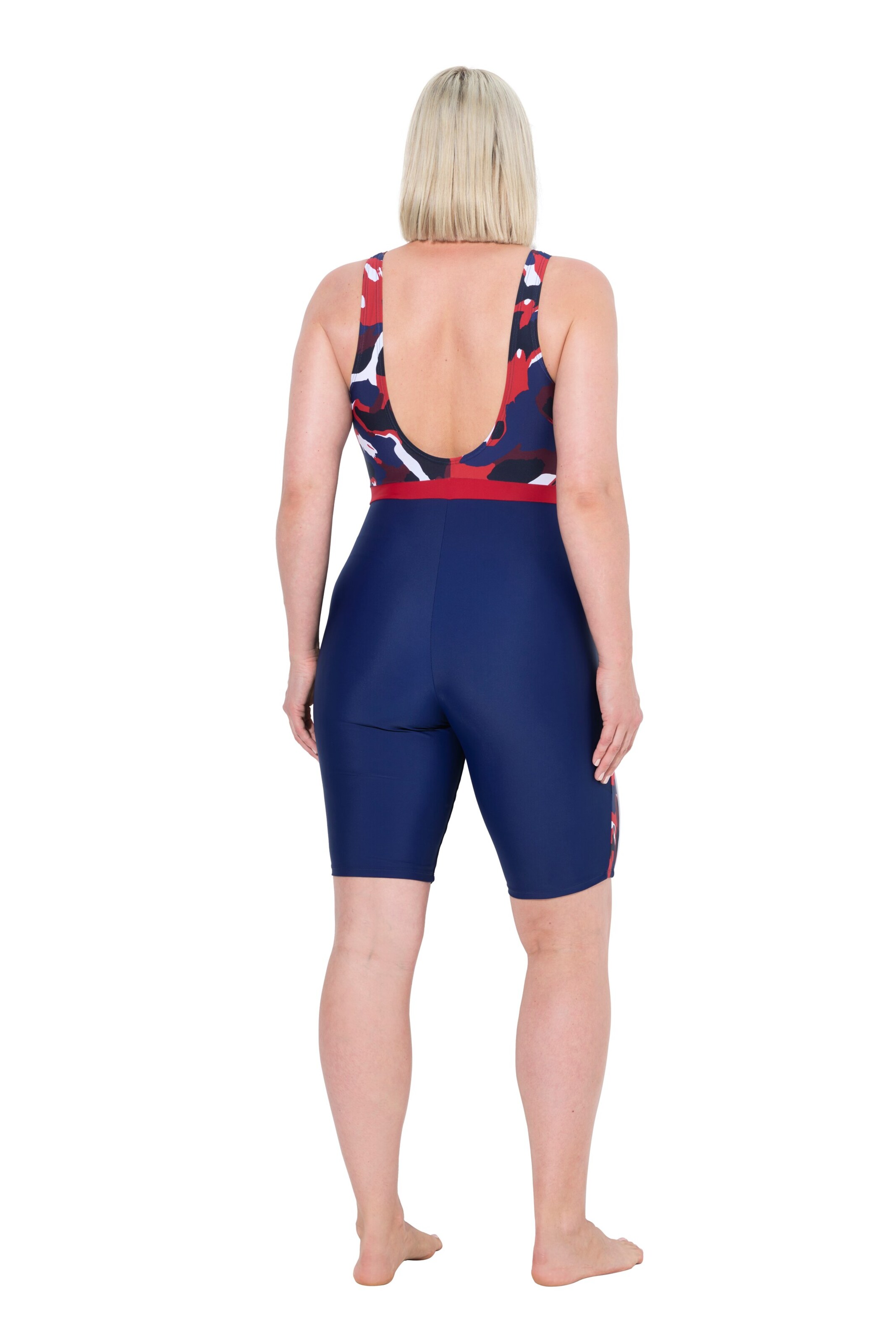 Ulla Popken Badeanzug in Blau