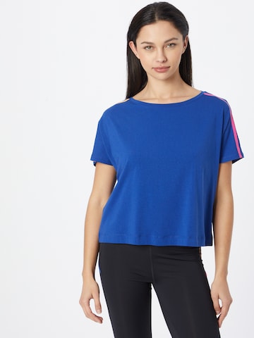 T-shirt fonctionnel ESPRIT en bleu : devant