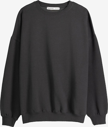 Bershka Sweatshirt in Grijs: voorkant