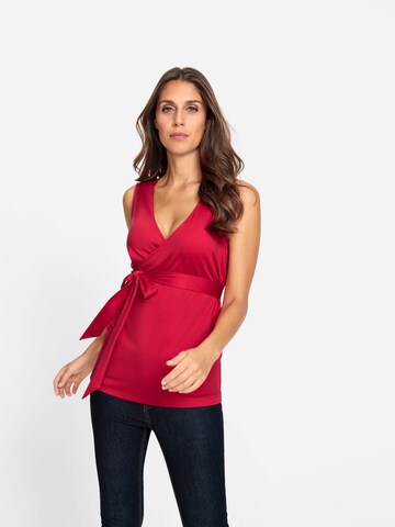Top di heine in rosso: frontale