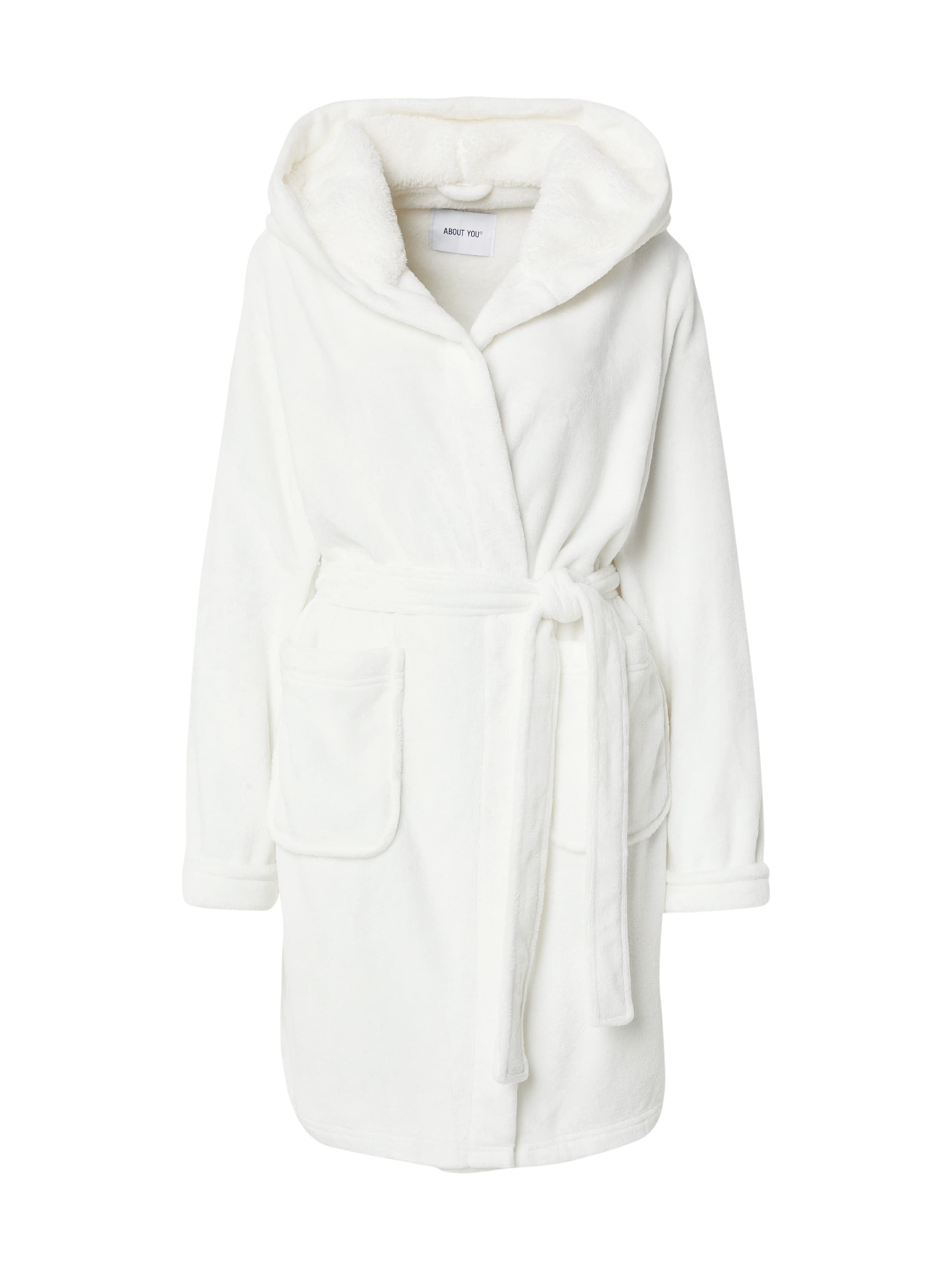 ABOUT YOU Krátký župan 'Elea' – bílá: přední strana