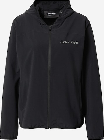 Calvin Klein Sport سترة غير رسمية بلون أسود: الأمام