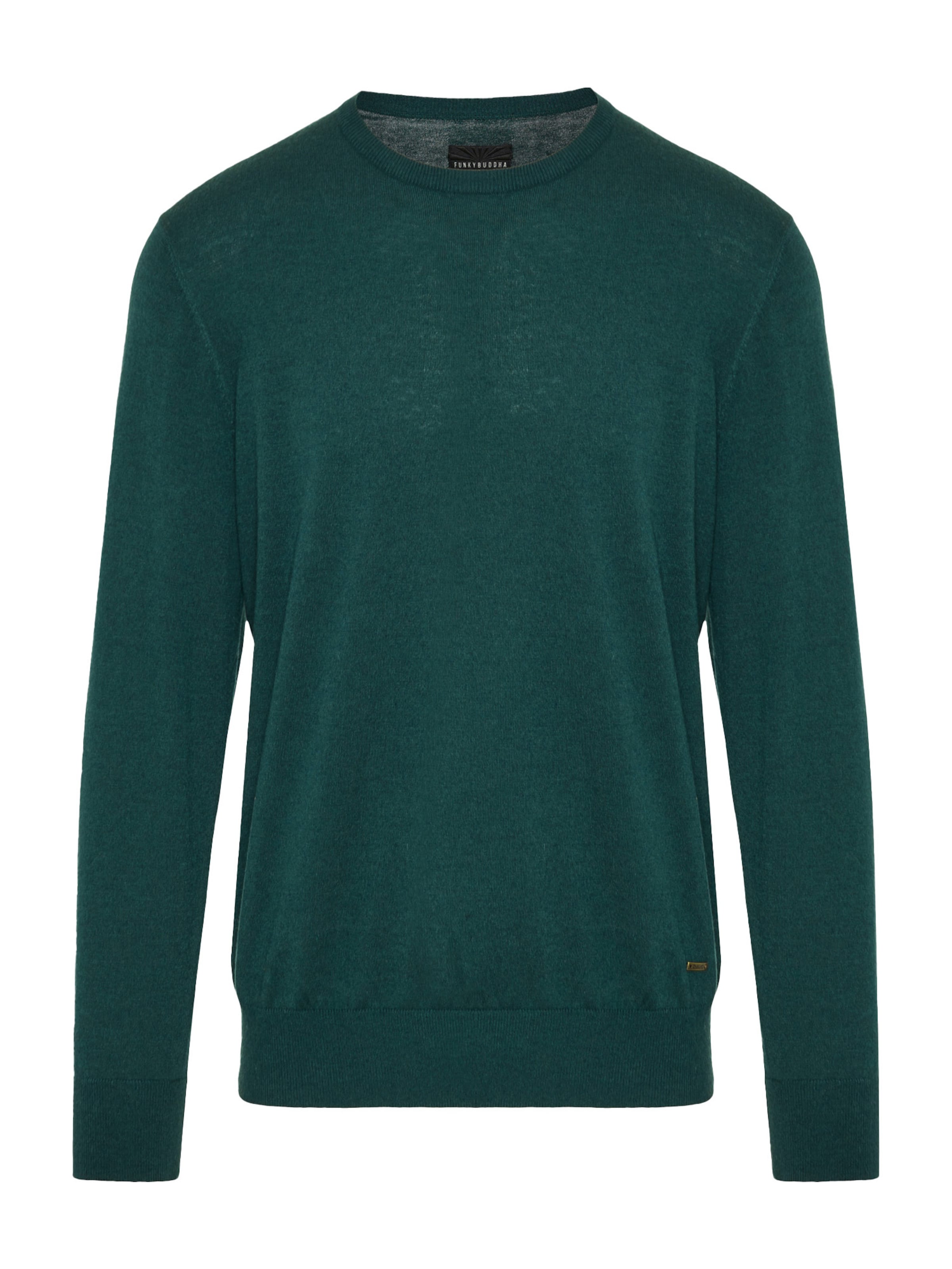 Funky Buddha Pullover in Grün: Vorderseite