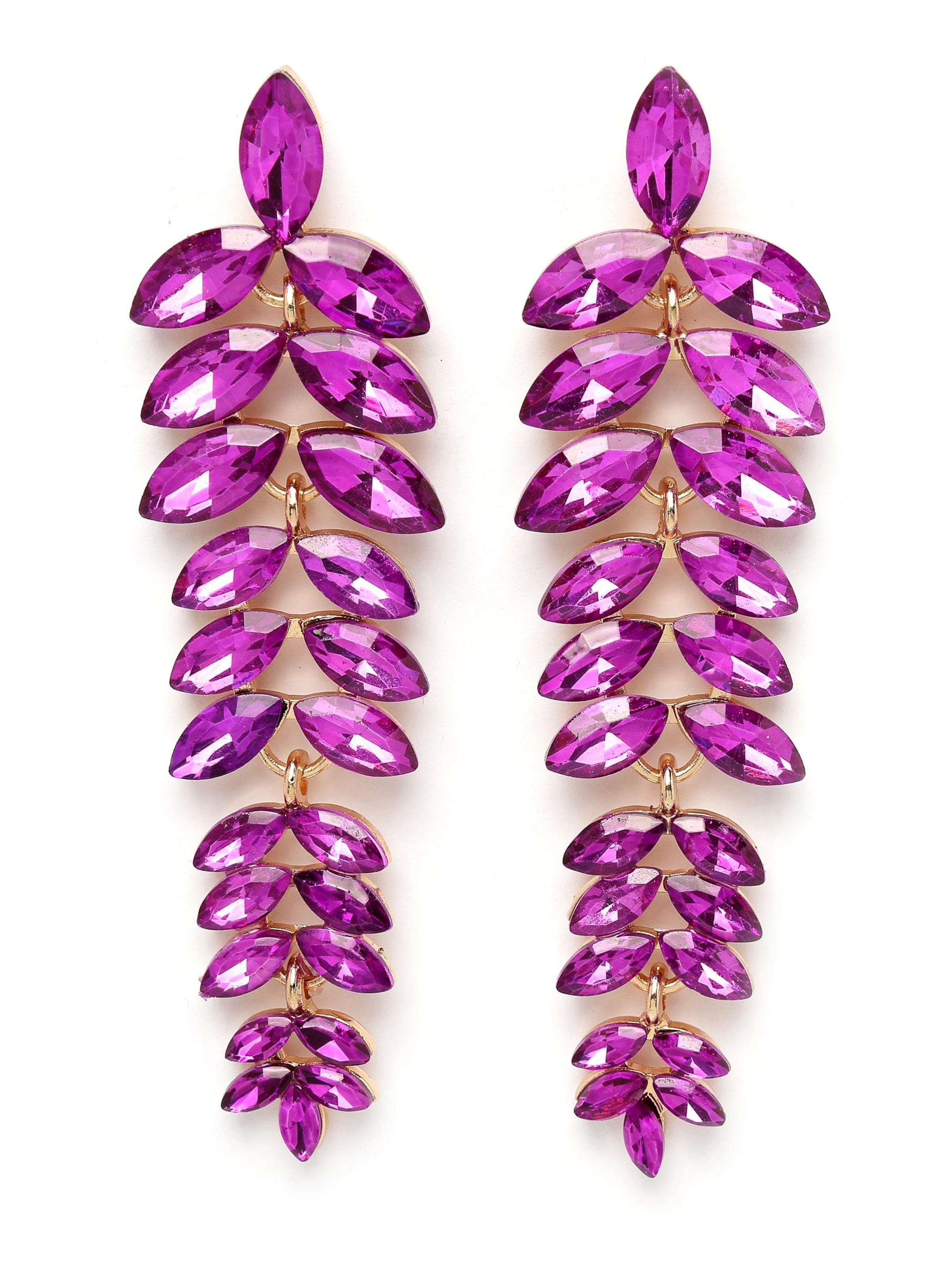 AVANT-GARDE PARIS - Pendientes 'Heidima' en lila: frente