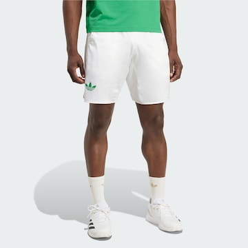 ADIDAS PERFORMANCE regular Παντελόνι φόρμας 'Pro' σε λευκό: μπροστά