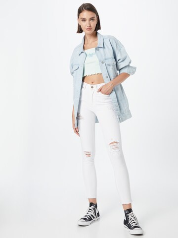 Skinny Jean 'BLUSH LIFE' ONLY en blanc