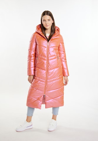 Manteau d’hiver MYMO en orange : devant