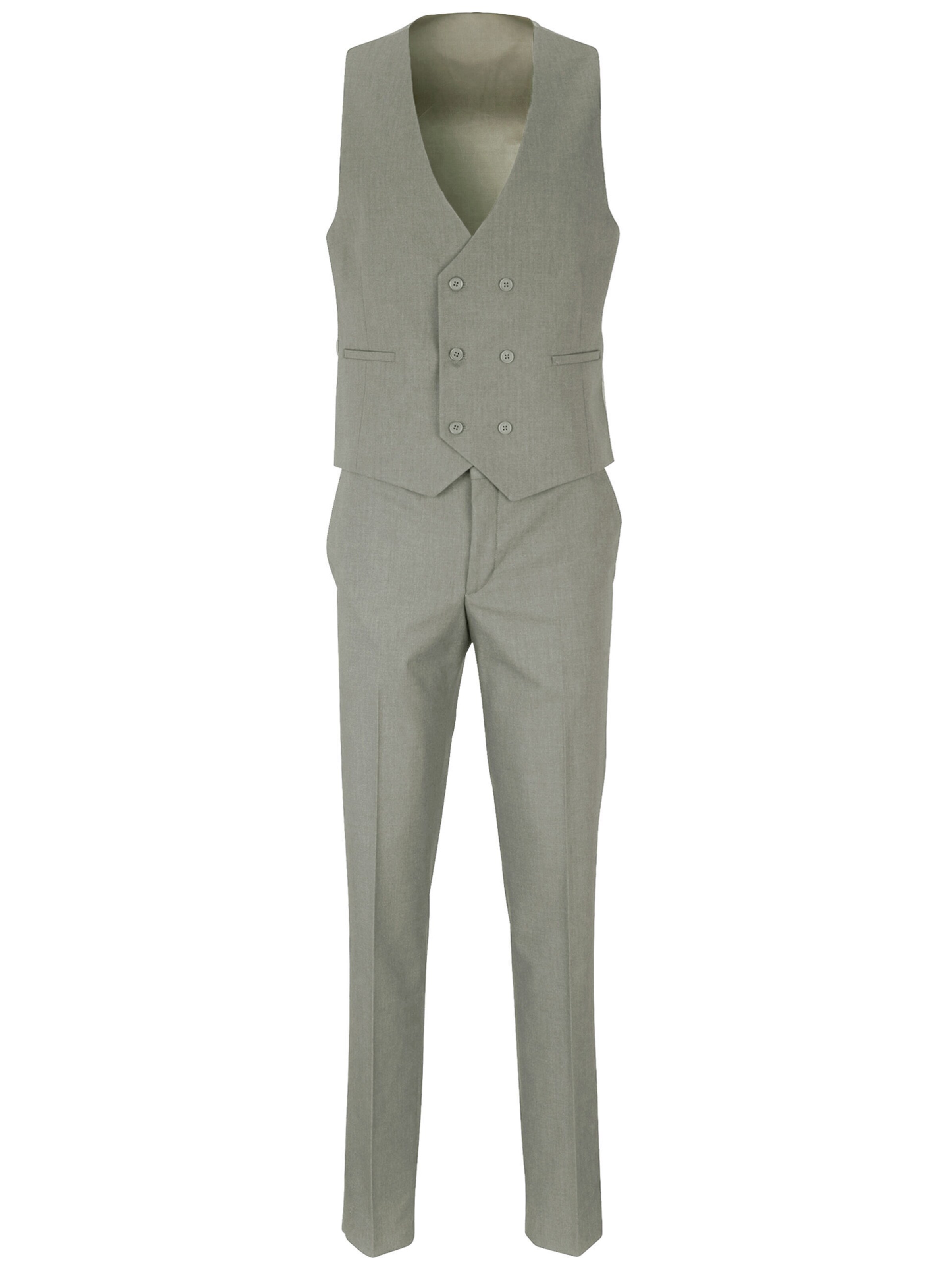 Steffen Klein Slimfit Pak in Groen