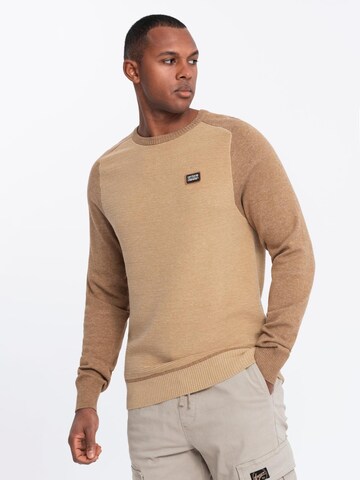 Ombre Sweater 'OM-SWSW-0121' in Beige