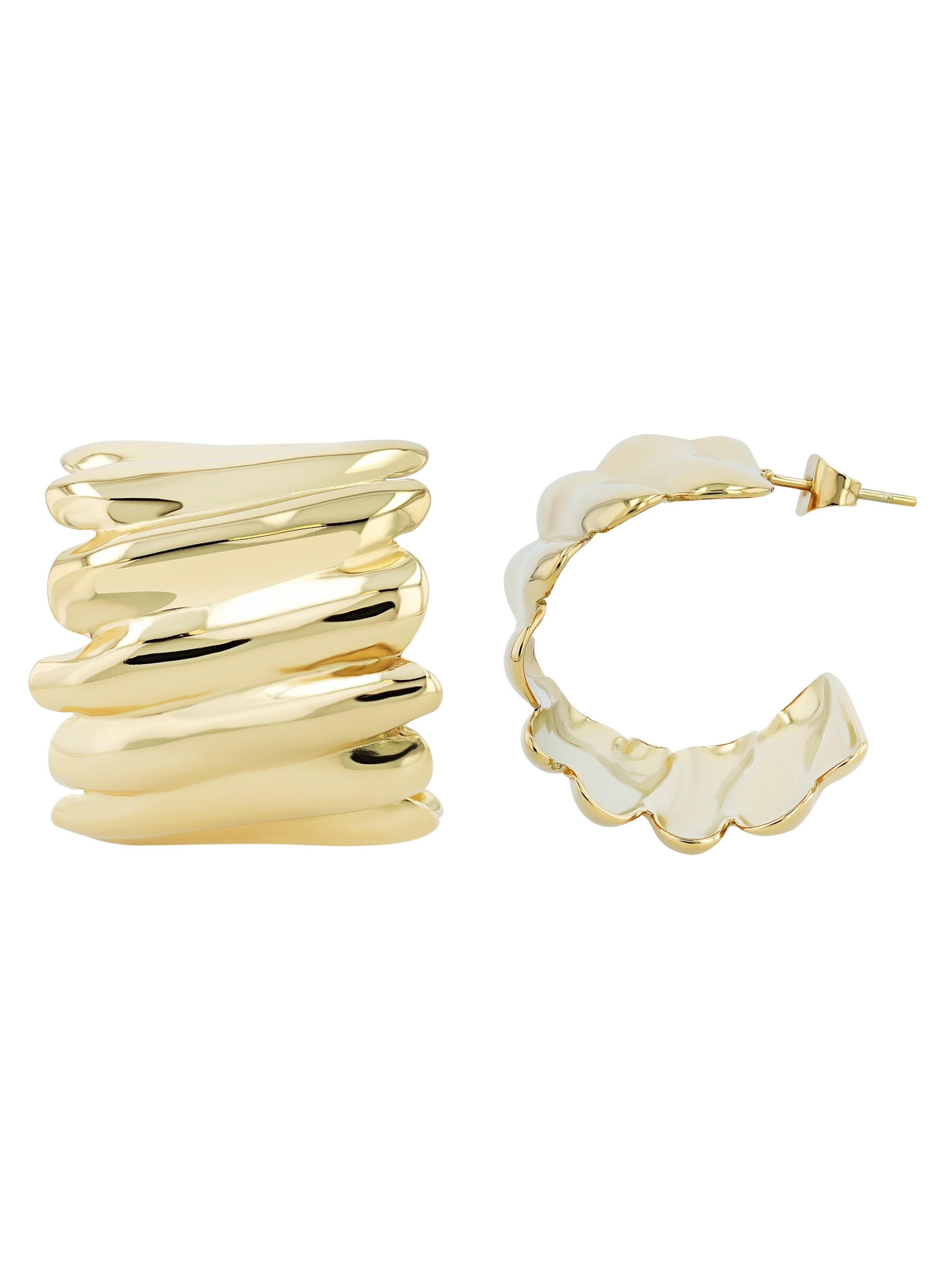 Akzent Earrings 'langlebig' in Gold