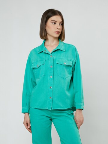 Influencer Between-season jacket in Green: front