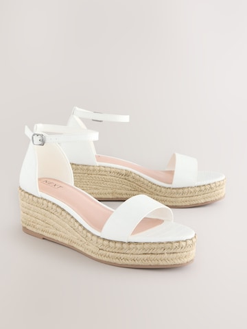 Sandales à lanières 'Forever Comfort®' Next en blanc