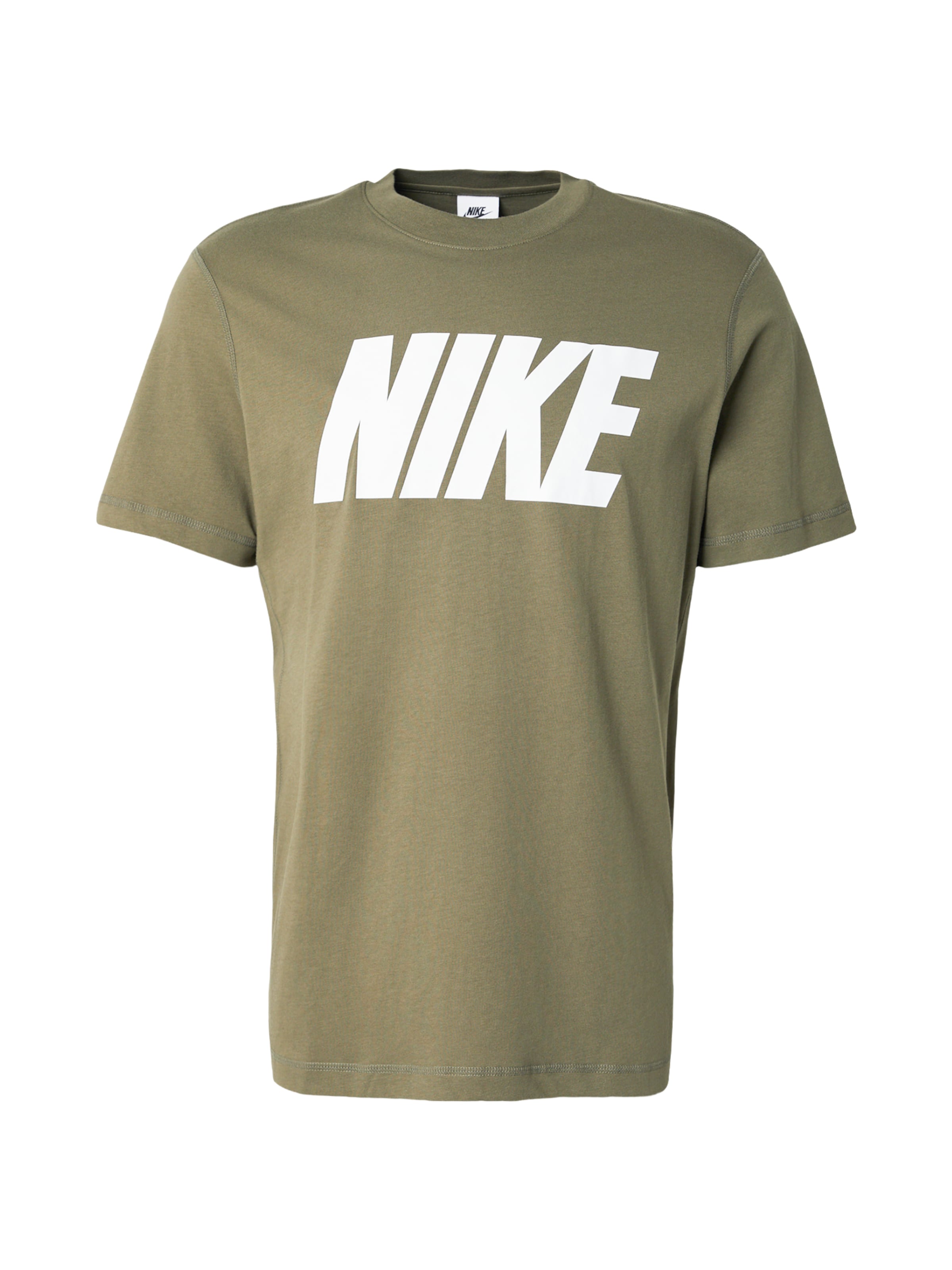 Nike Sportswear T-Shirt 'Club' in XS in oliv / weiß, Produktansicht
