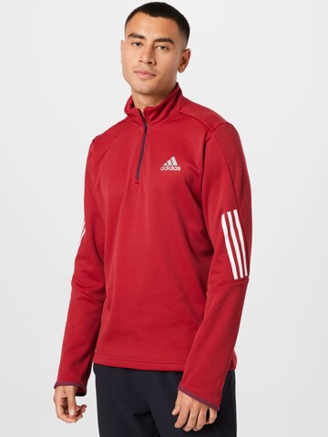 T-Shirt fonctionnel ADIDAS SPORTSWEAR en rouge : devant