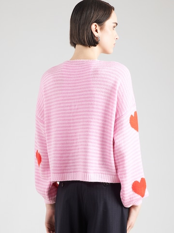 Geacă tricotată 'Sa44ddie' de la Hailys pe roz