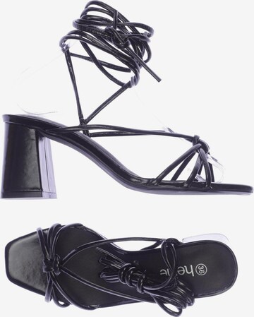 heine Sandals & High-Heeled Sandals in 36 in Black: front