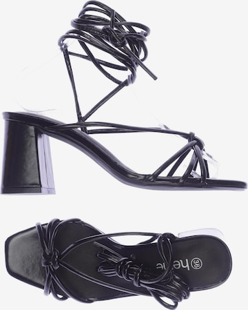 heine Sandalen 36 in Schwarz: predná strana