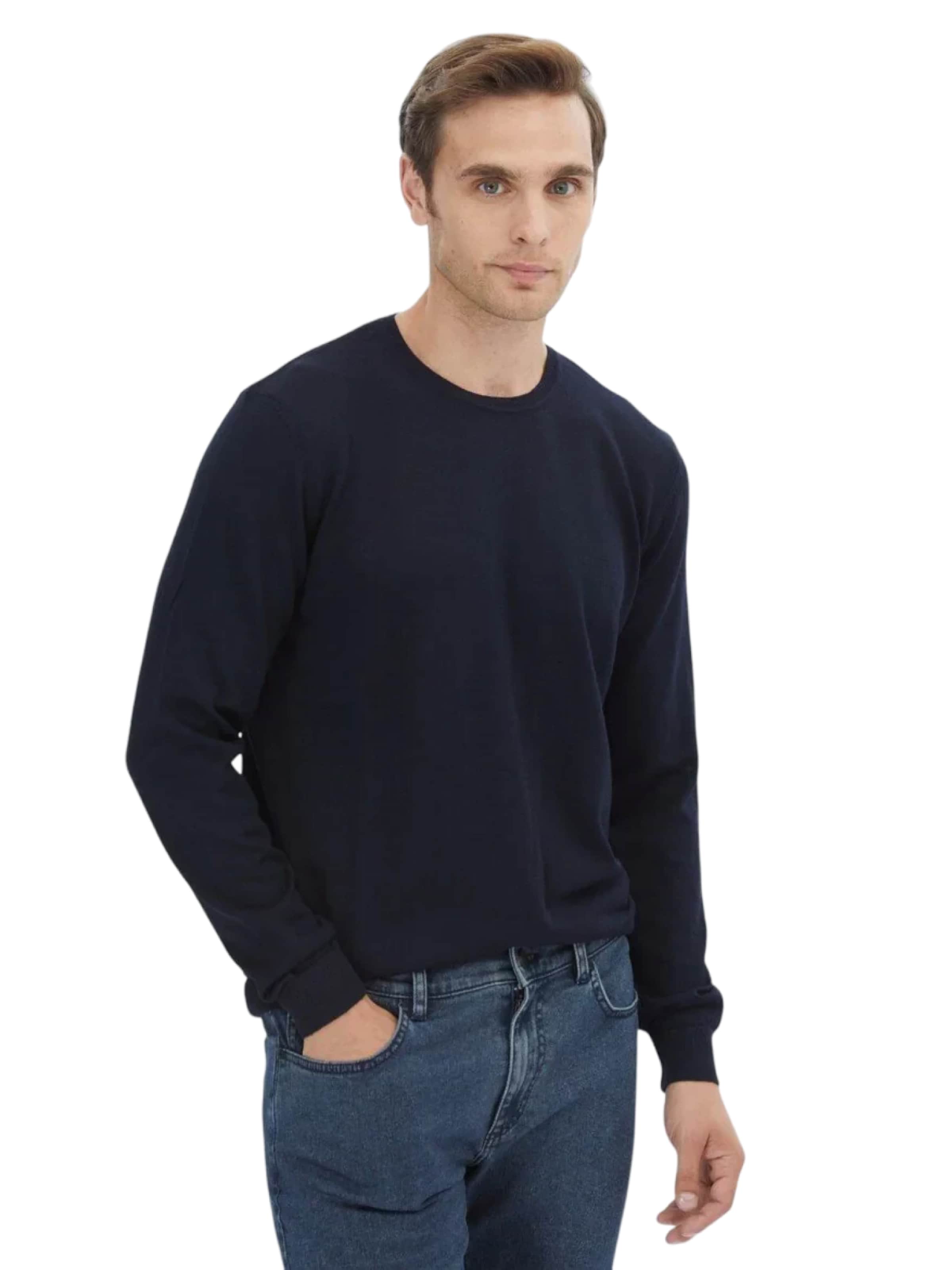 KİP Sweater in Blue: front
