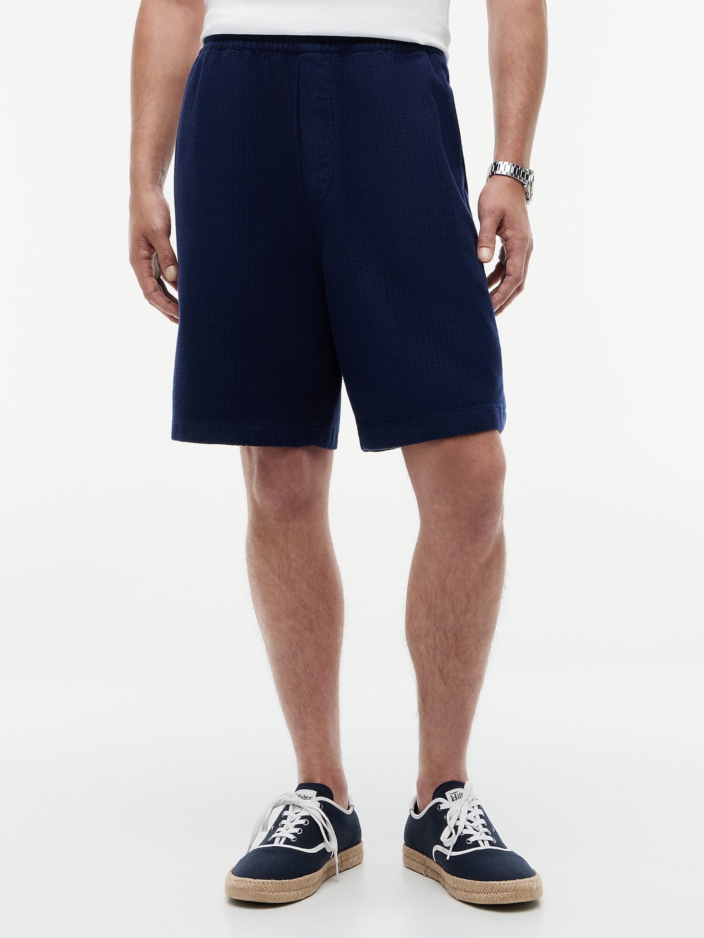Loosefit Pantalon TOMMY HILFIGER en bleu : devant