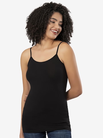 Erdem Top in Zwart: voorkant