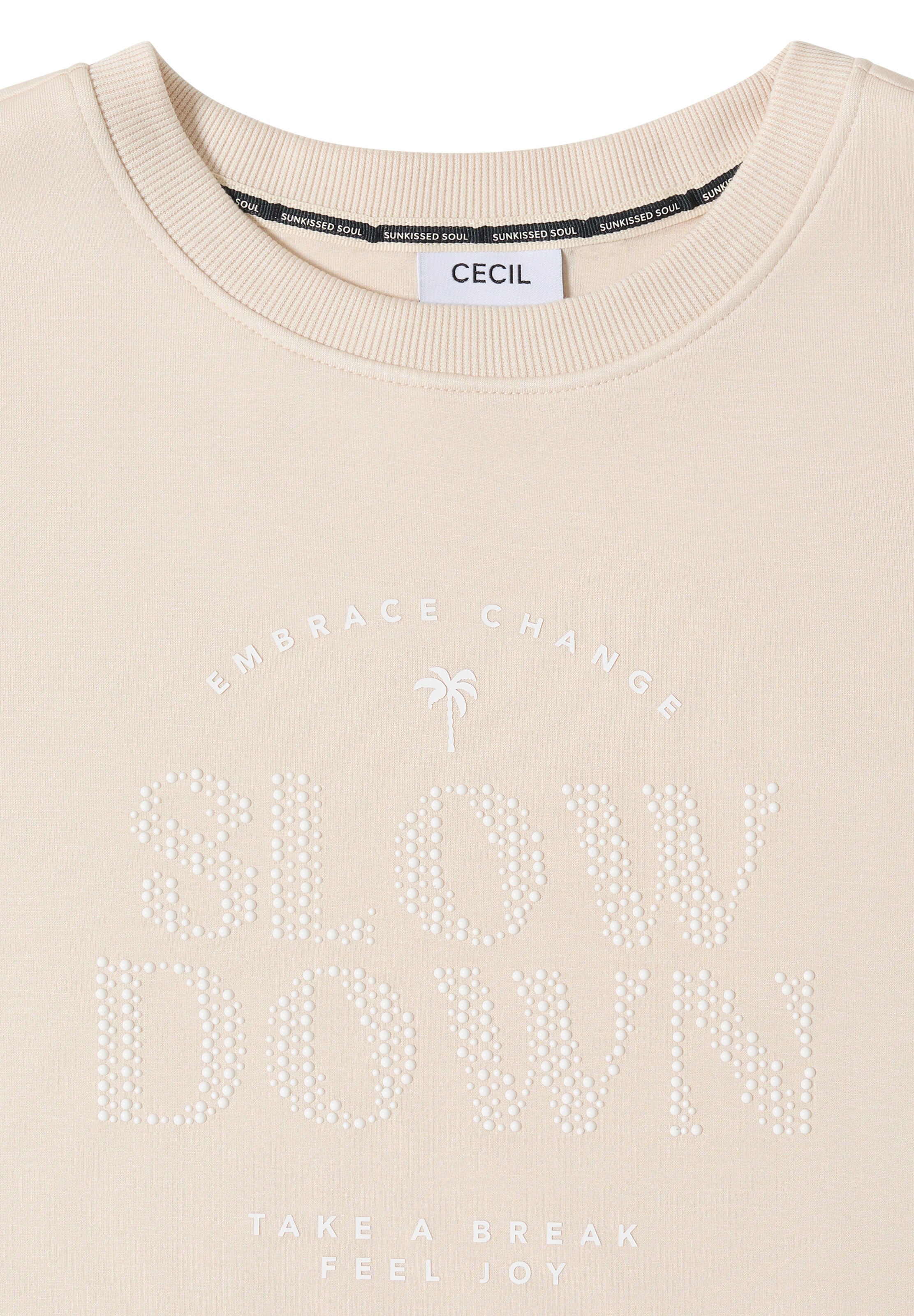 CECIL Sweatshirt in Beige