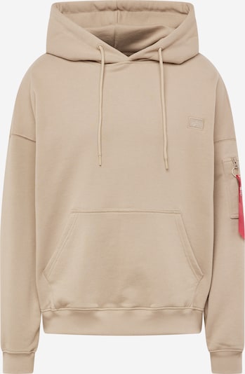 ALPHA INDUSTRIES Sweater majica 'Essentials' u pijesak, Pregled proizvoda