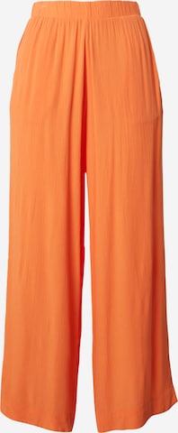 ICHI Wide Leg Bukser 'MARRAKECH' i orange: forside