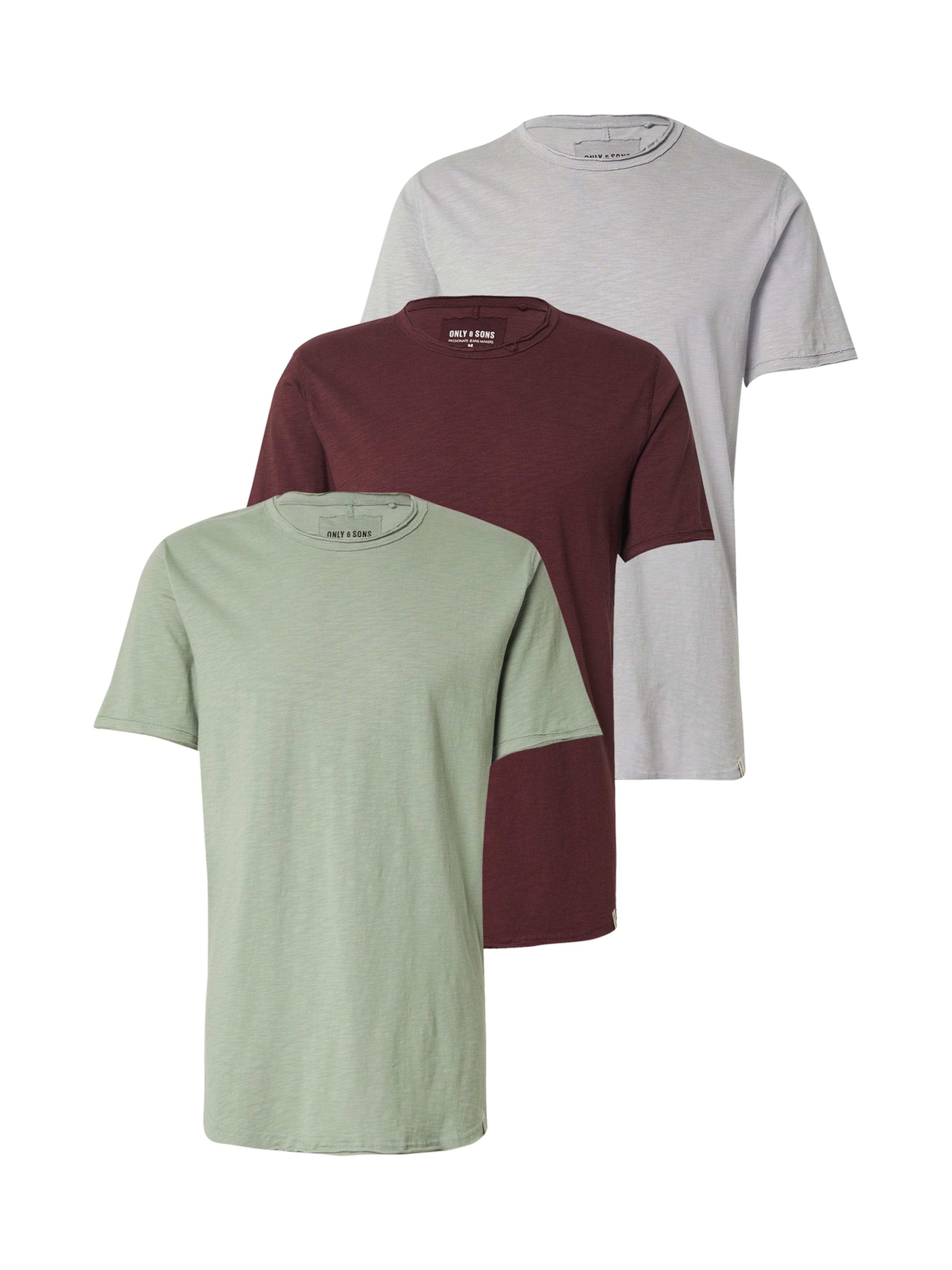 Only & Sons - Camiseta 'ONSBENNE' en gris: frente