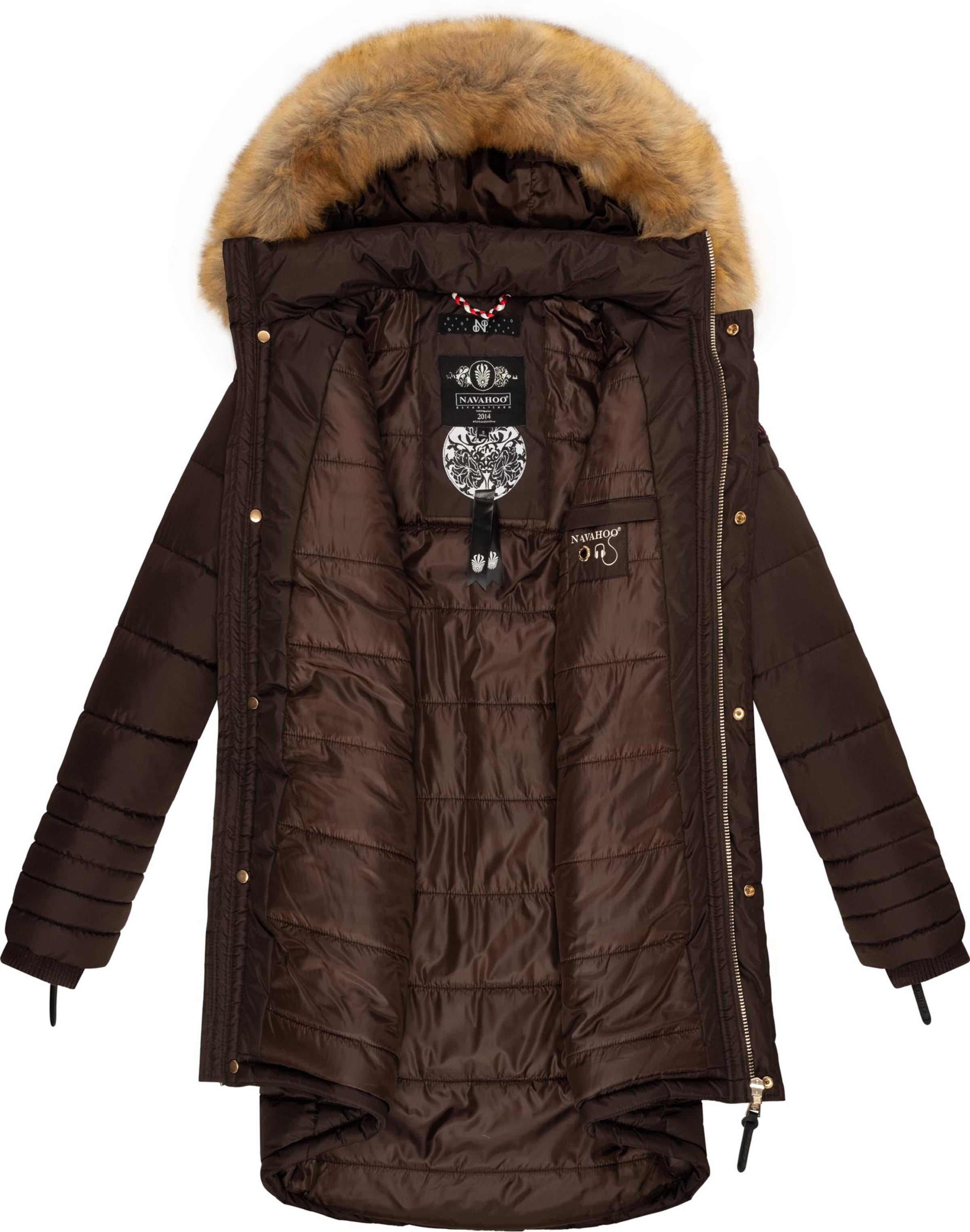 Cappotto invernale 'Papaya' di NAVAHOO in marrone