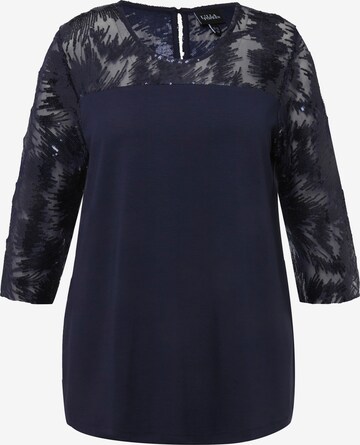 Ulla Popken Shirt in Blauw: voorkant