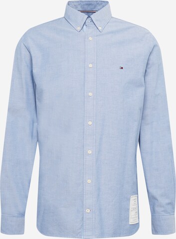 Tommy Remixed Regular fit Button Up Shirt in Blue: front