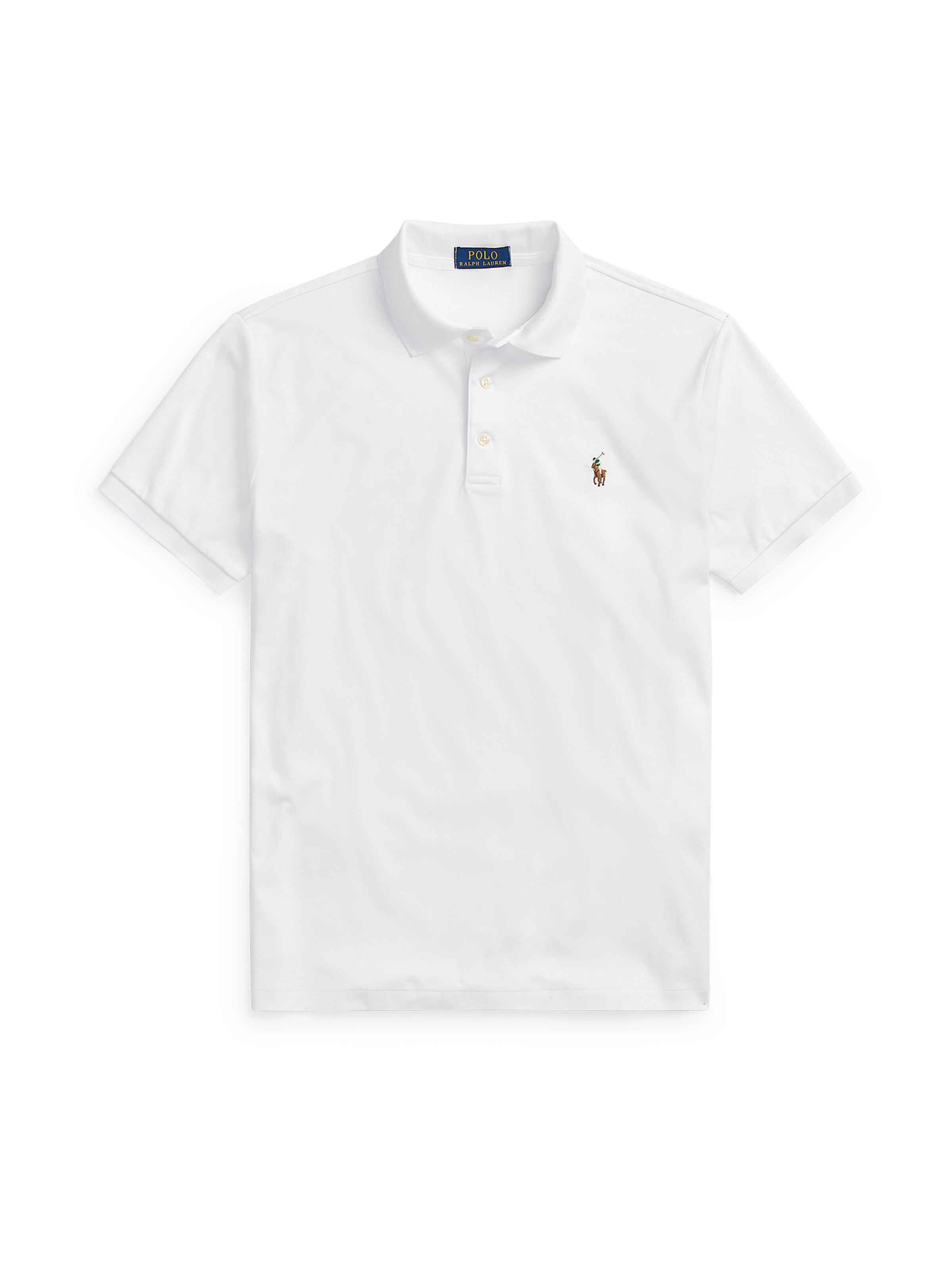 T-Shirt Polo Ralph Lauren en blanc : devant