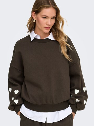 Felpa 'ONLMacy' di ONLY in marrone