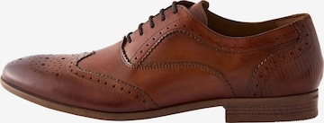 Chaussure à lacets Next en marron : devant