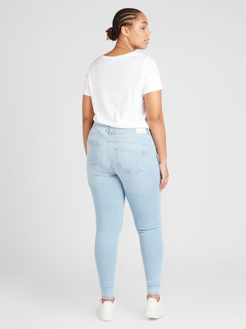 ONLY Carmakoma Skinny Jeans 'POWER' in Blau