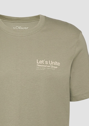 T-Shirt s.Oliver en vert