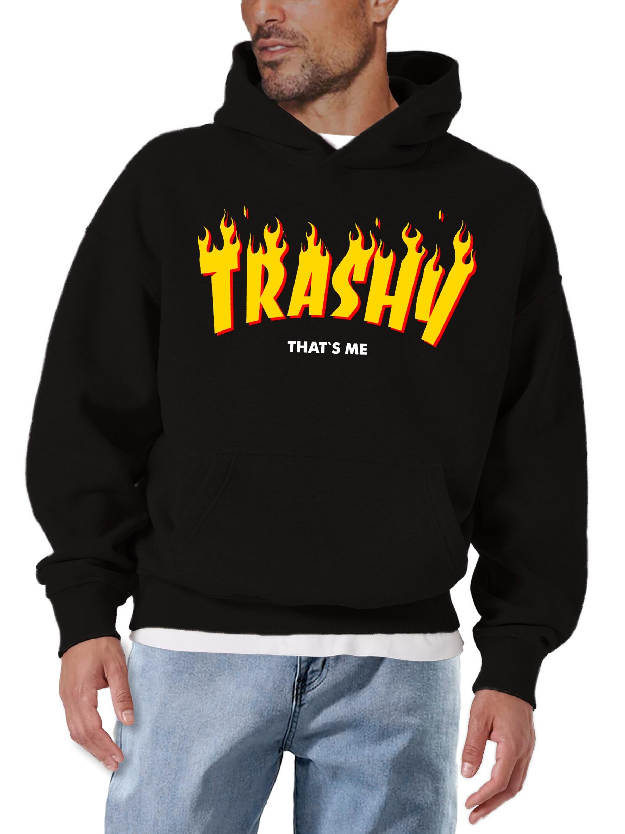 MAKAYA Sweatshirt in Black: front