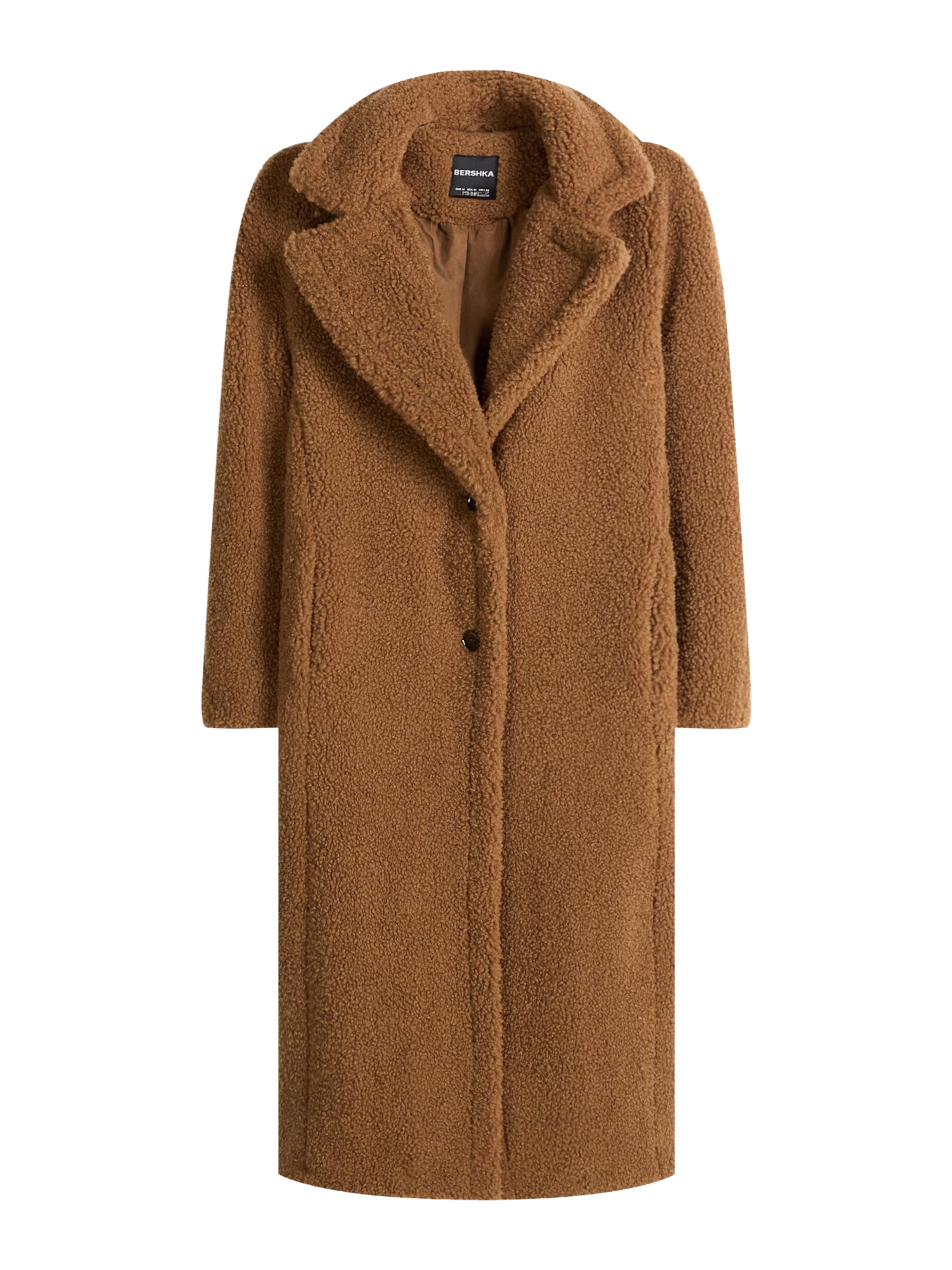 Bershka Prechodný kabát - farba ťavej srsti, Produkt