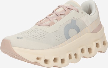 On - Zapatillas de running 'Cloudmonster' en gris: frente