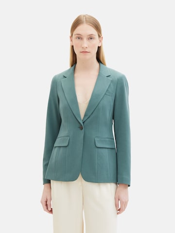 TOM TAILOR - Blazer 'Classic' em verde: frente