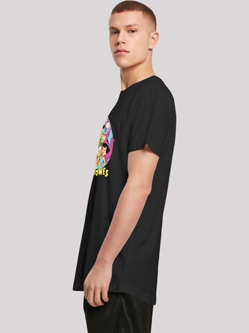 T-Shirt 'Familie Feuerstein The Flintstones' F4NT4STIC en noir