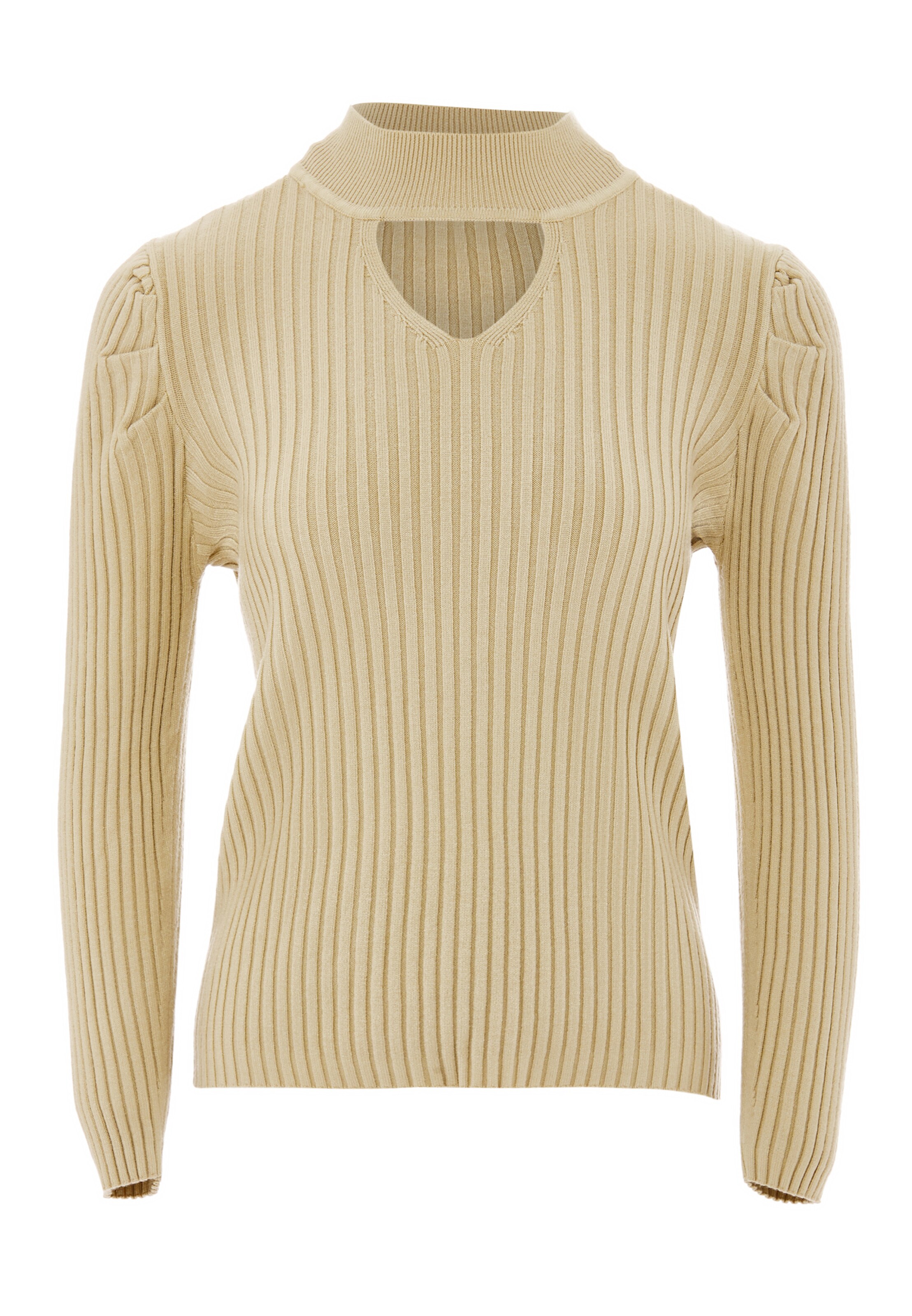 NAEMI Sweater in Beige: front