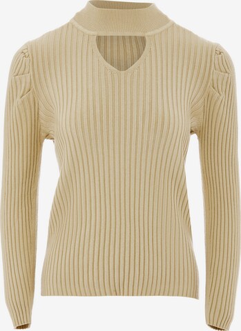 NAEMI Sweater in Beige: front