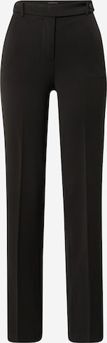 Sisley regular Παντελόνι με τσάκιση σε μαύρο: μπροστά